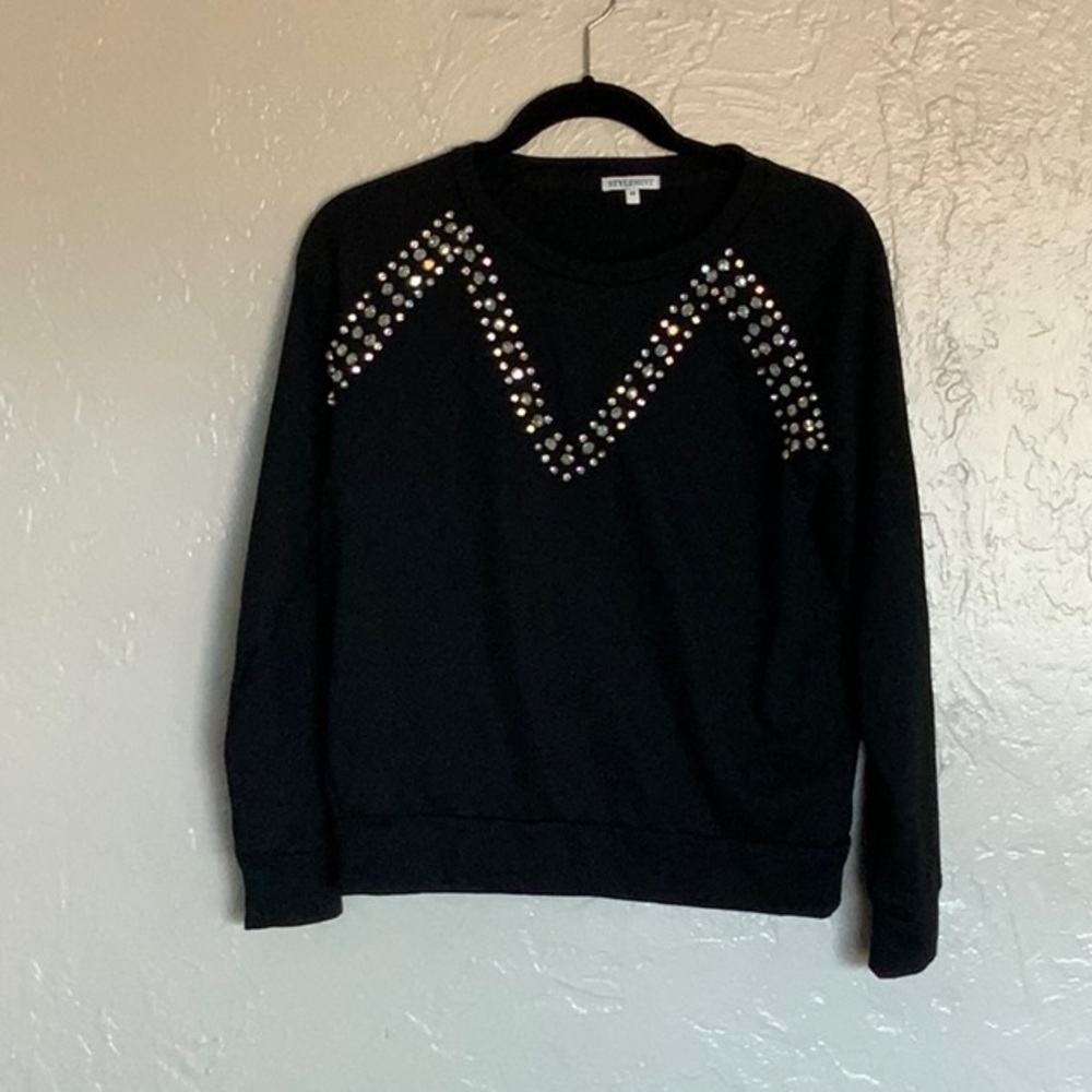 Jeweled rhinestone sweatshirt